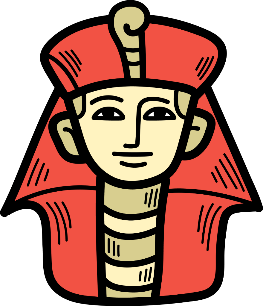 Illustration d’un pharaon.