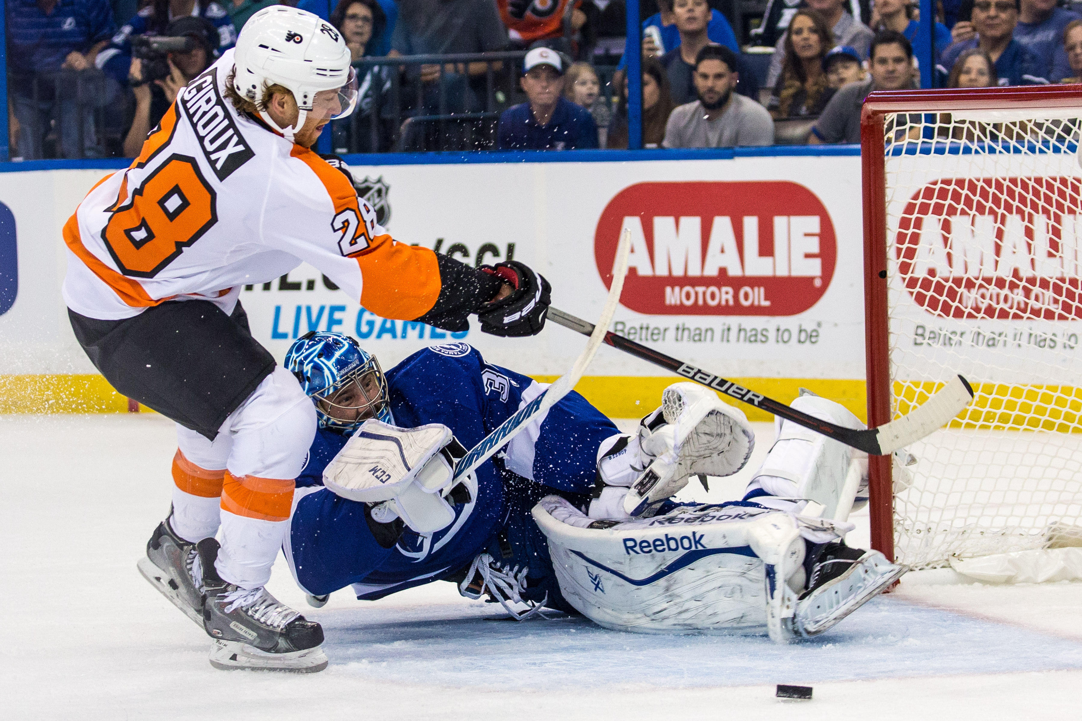 Photo de Claude Giroux, un des meilleurs pointeurs de la LNH. 