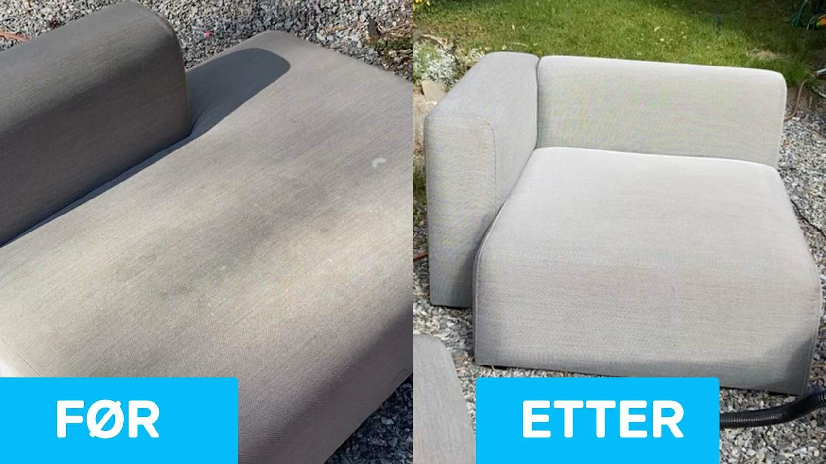 Slik renser du sofaen din