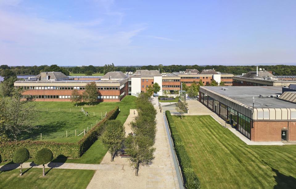 Aerial shot of Booths Park