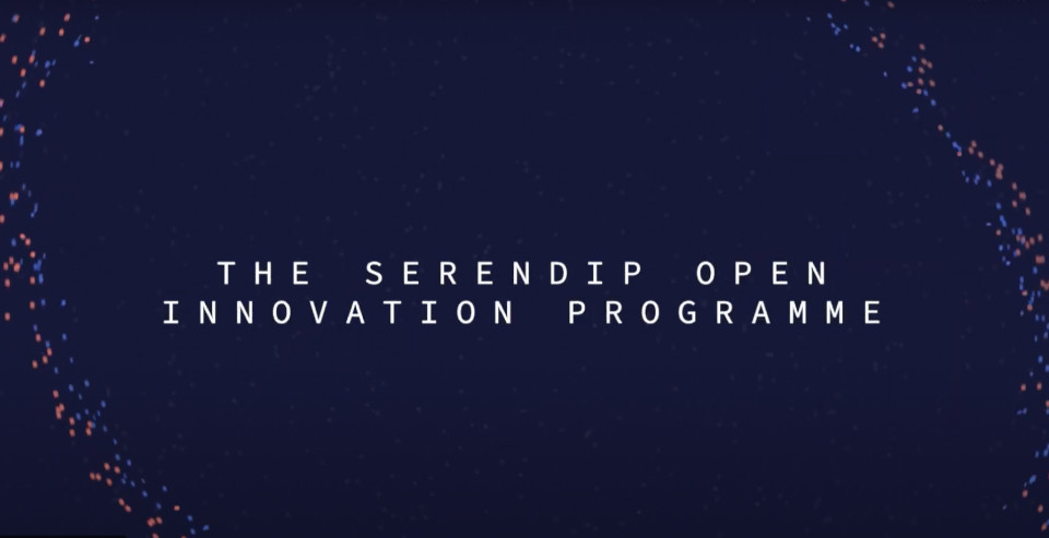A screengrab from the Serendip open innovation programme film 