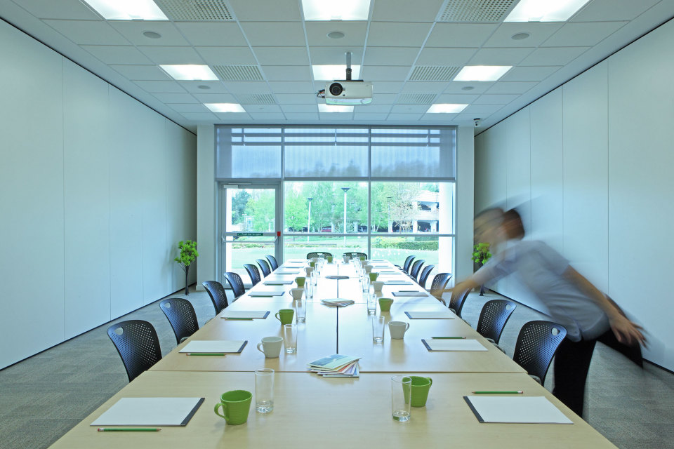 Meeting room facilities at Alderley Park