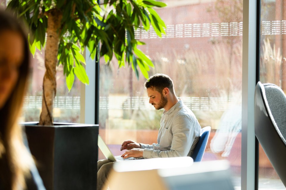 Man on laptop