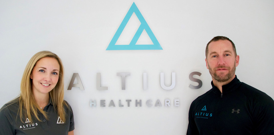 Photograph of Anna Jones and Doug Jones from Altius Healthcare