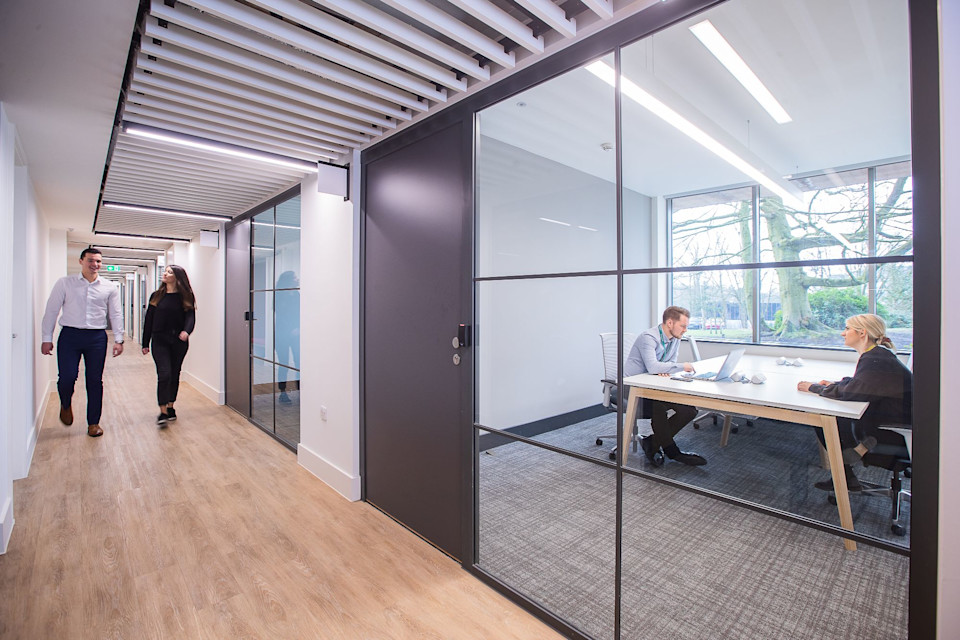 Glasshouse meeting rooms