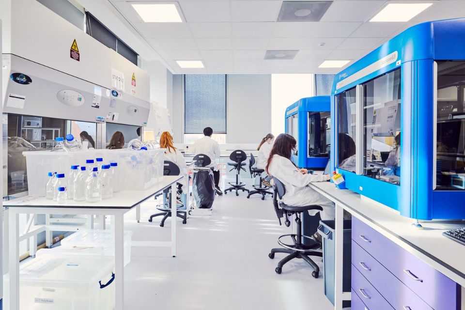 Lab space at Manchester Science Park