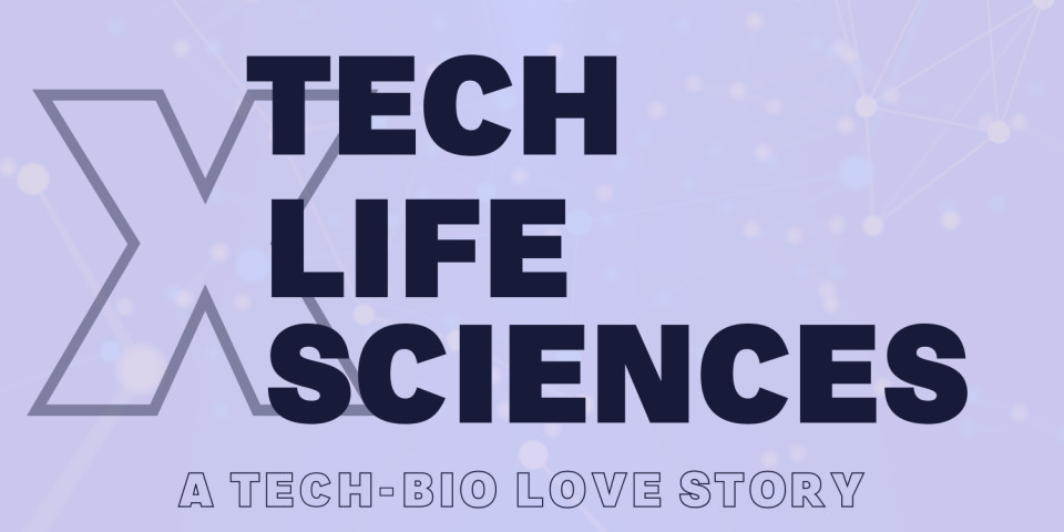 text graphic tech X bio love story 