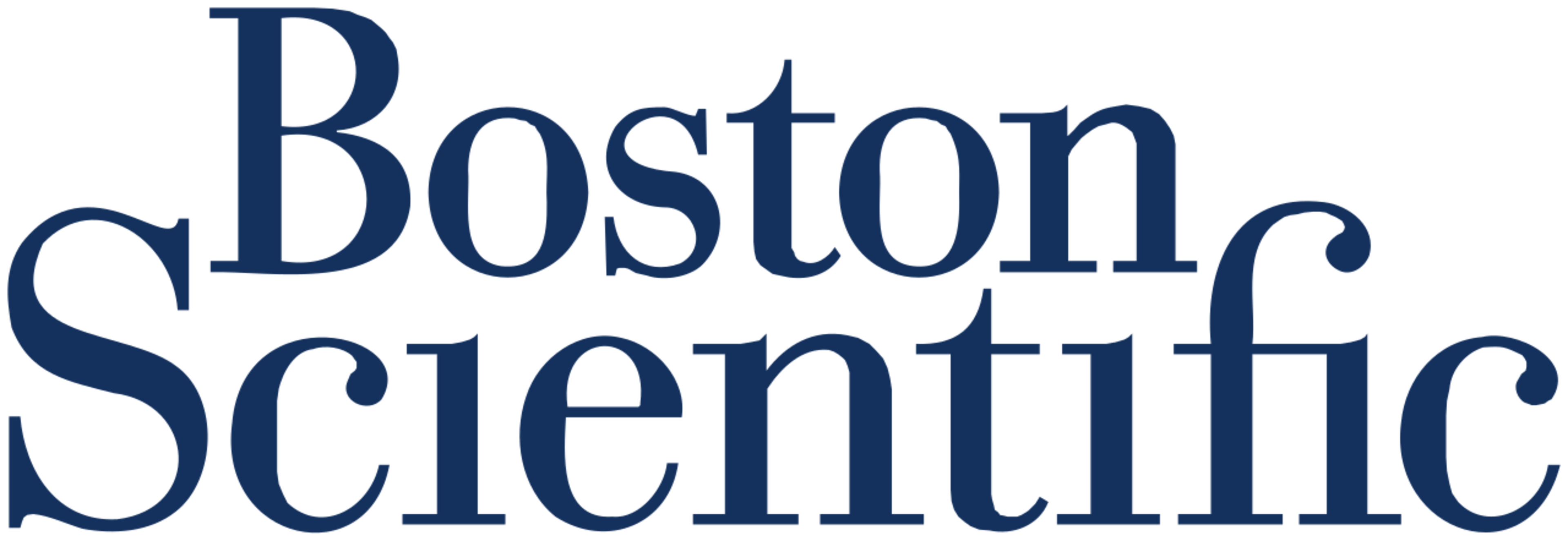 Boston Scientific logo blue