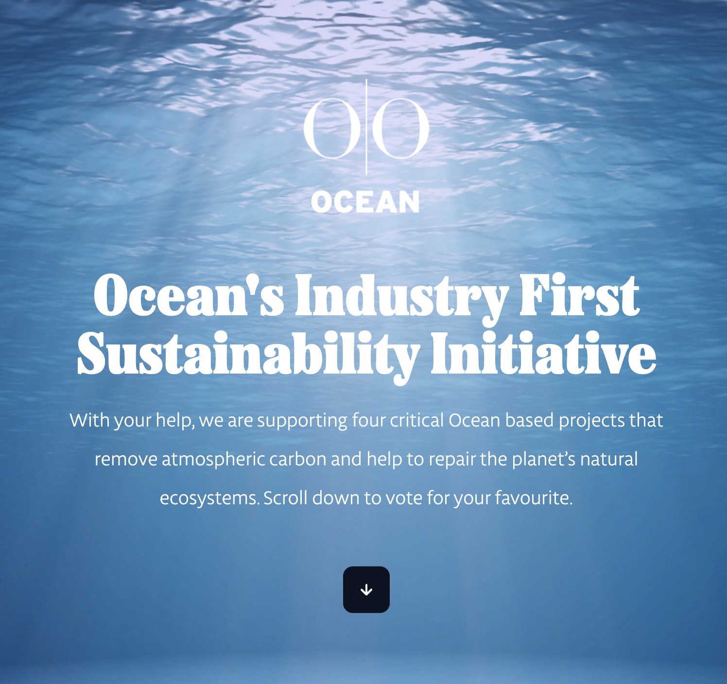 Ocean Media Pinwheel homepage