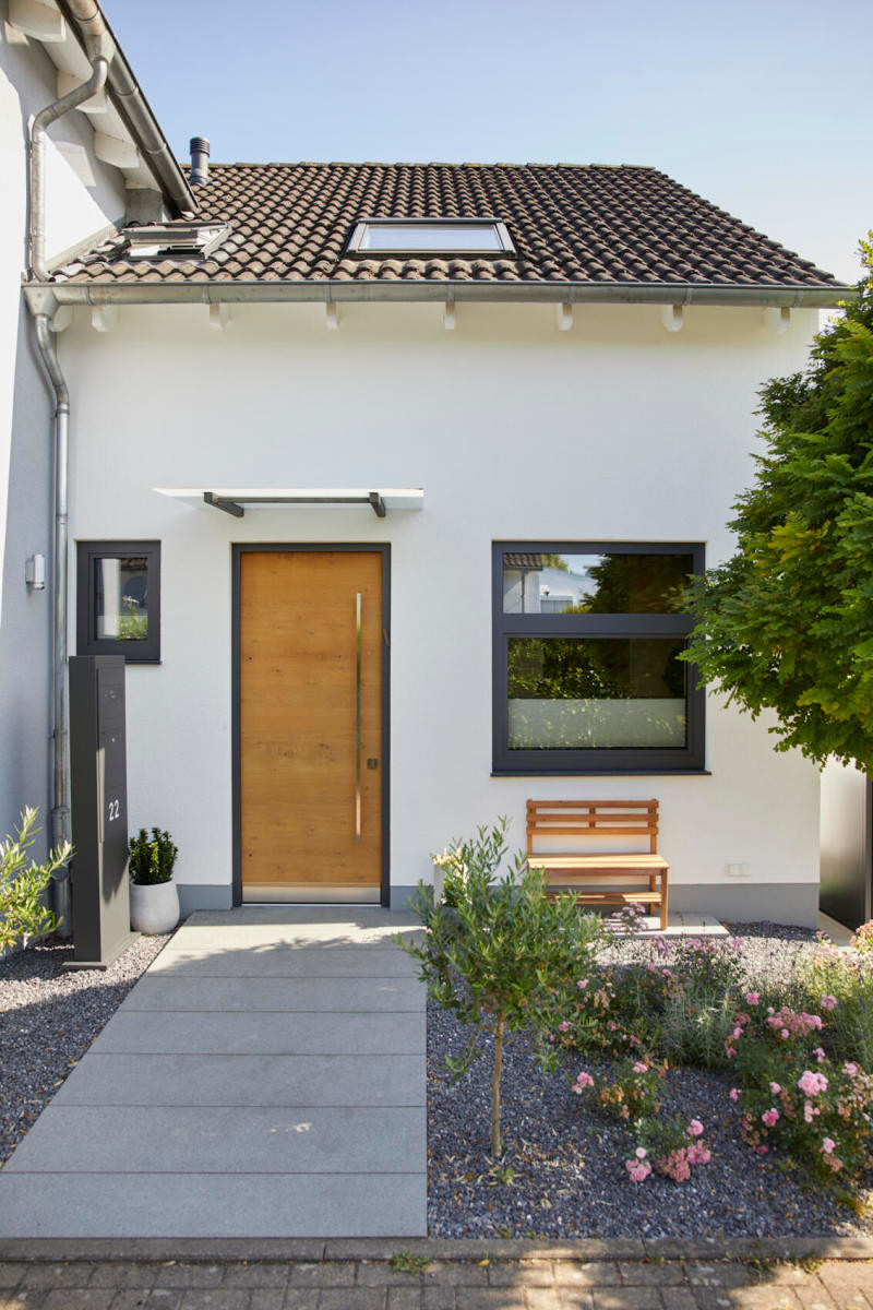 Sorpetaler Haustür modern