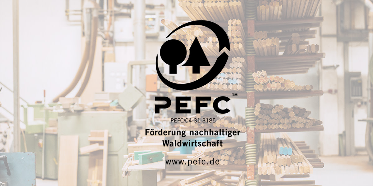 We are PEFC certified