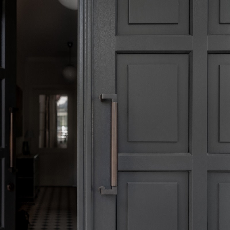 Sorpetaler wooden-front-door black