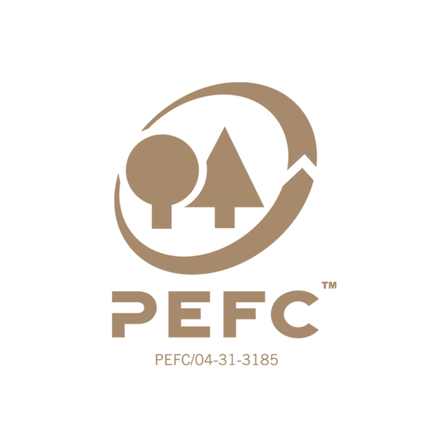 PEFC-Logo Sorpetaler schwarz
