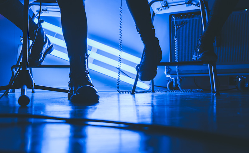 Recording of something special. Photo Lukas Meijer. Simon Westerdahl, Alma Bjellerup