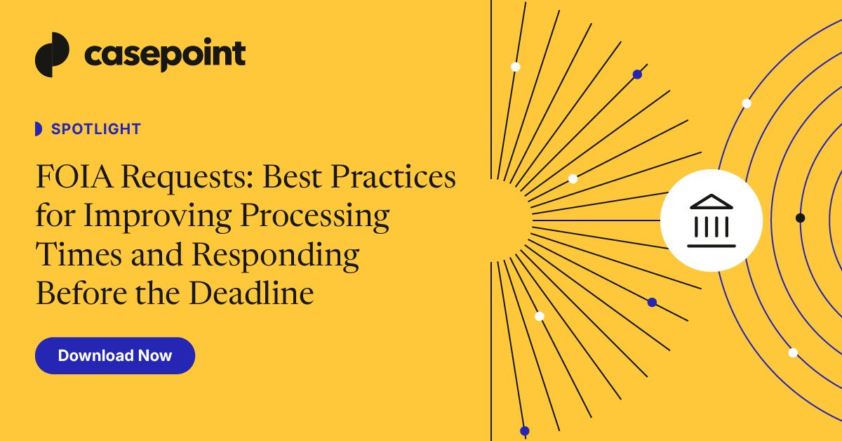 FOIA Requests: Best Practices for Improving Processing Times and ...