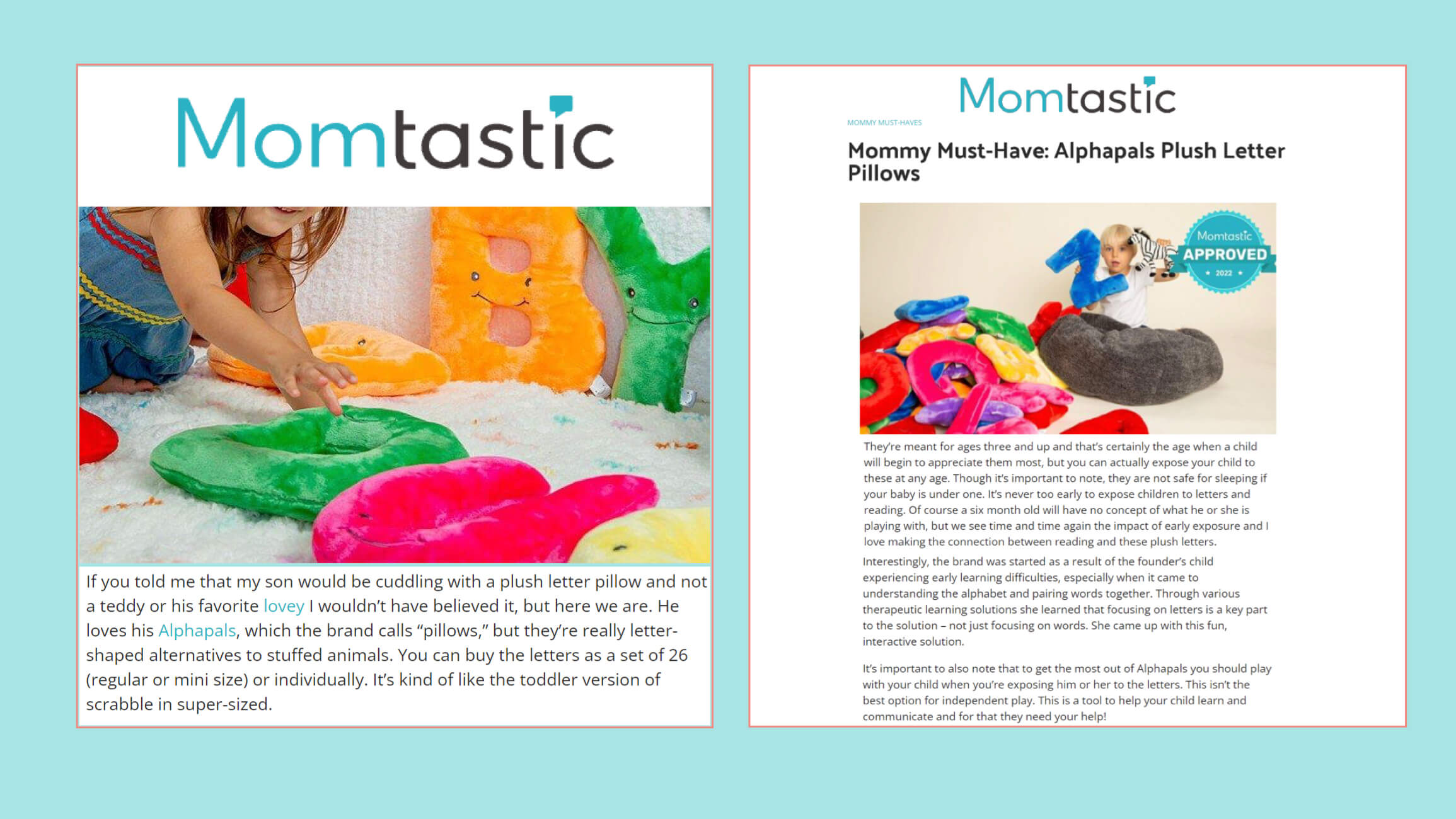 Blog Featured Image — Alphapals featured in Momtastic as a "Mommy Must Have"