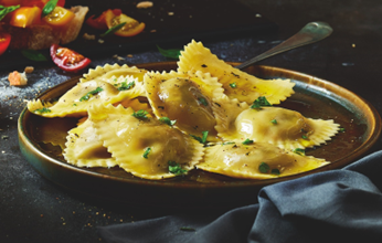 Irresistible Wild Mushroom & Mascarpone Mezzelune  