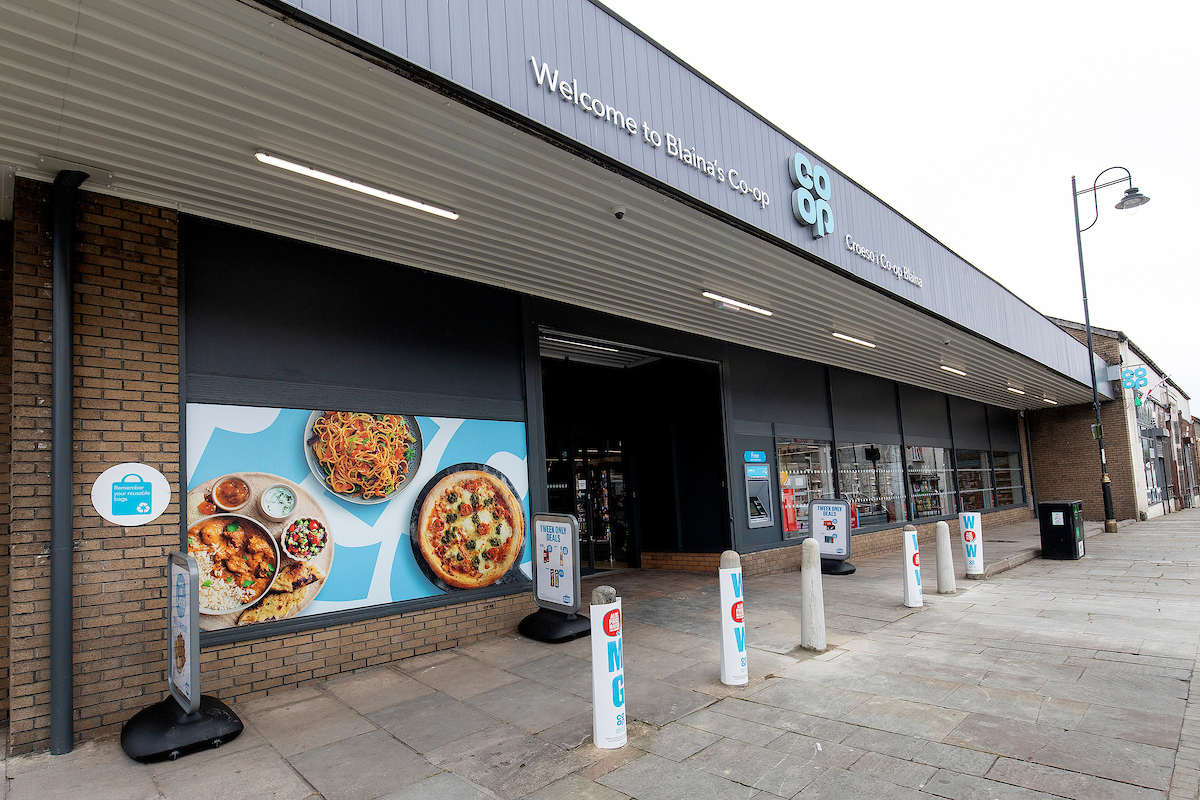 High Street Blaina Co-op