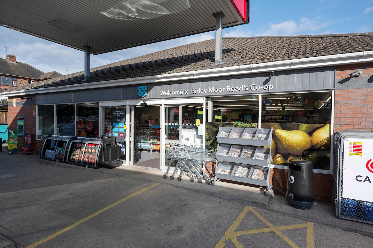 Co-op store Birley Moor Road, near Sheffield