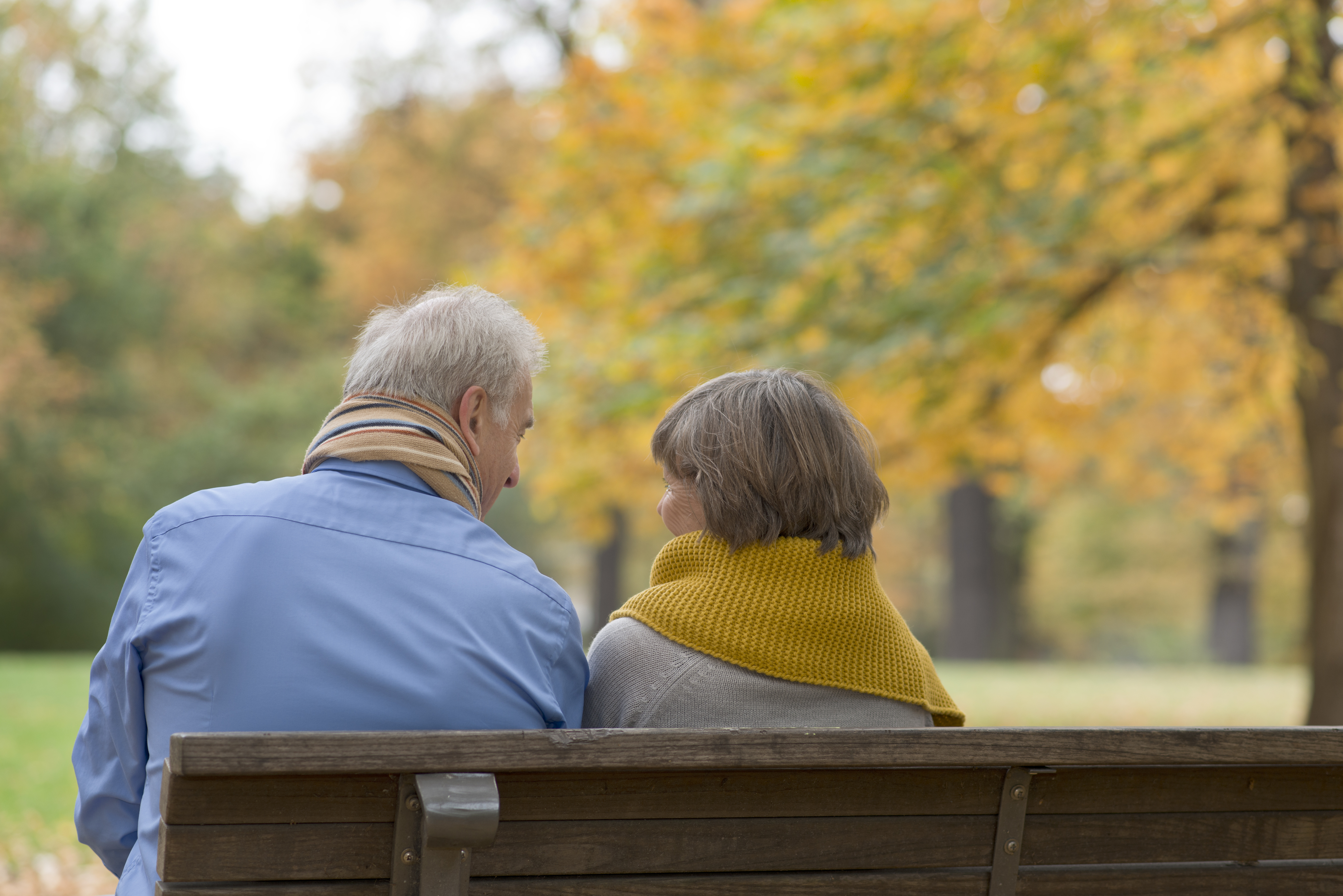Couple on bench