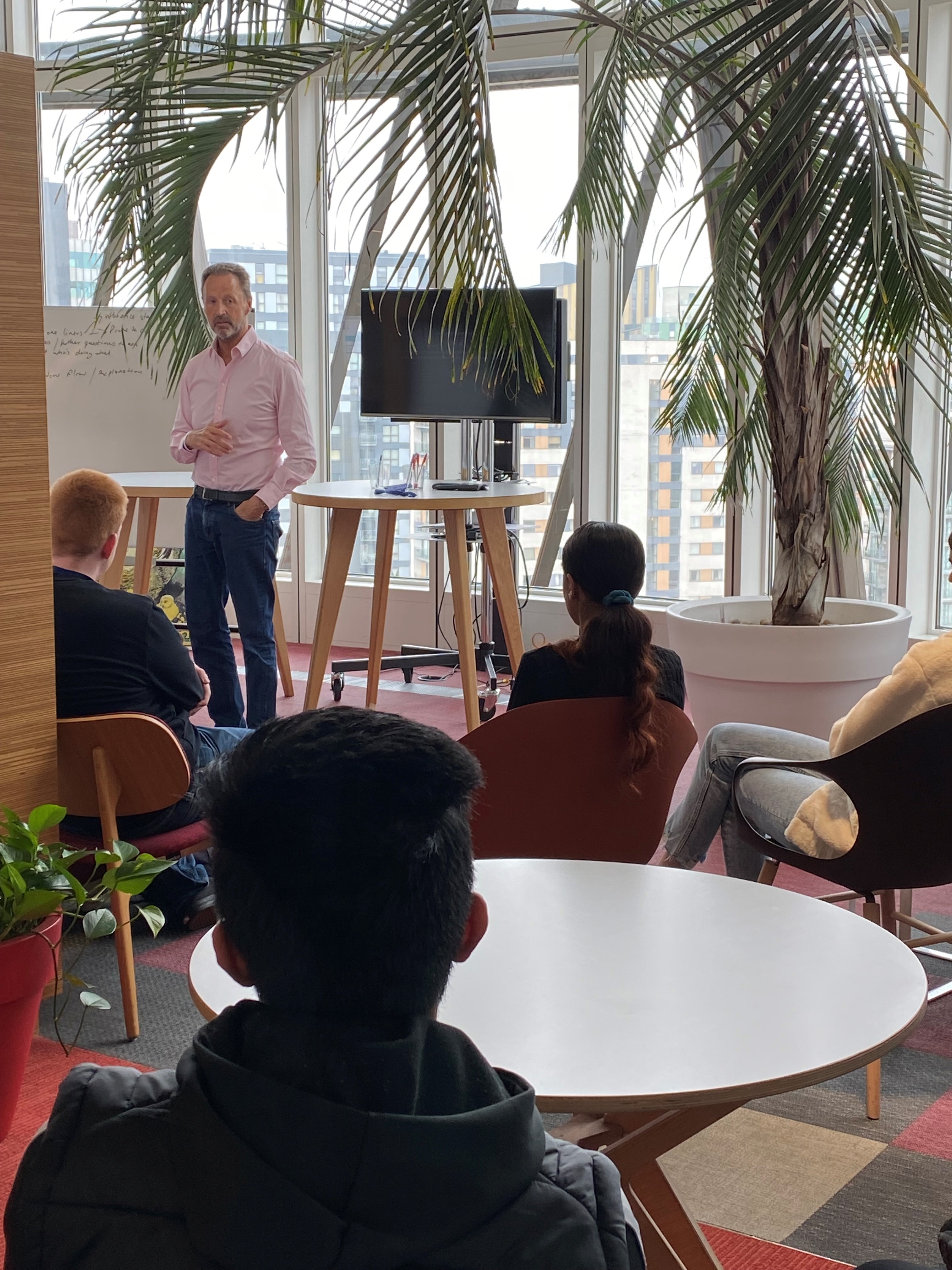 Co-op CEO, Steve Murrells meeting students from Co-op Connell College who have officially completed the innovative new Young Business Leaders programme #2