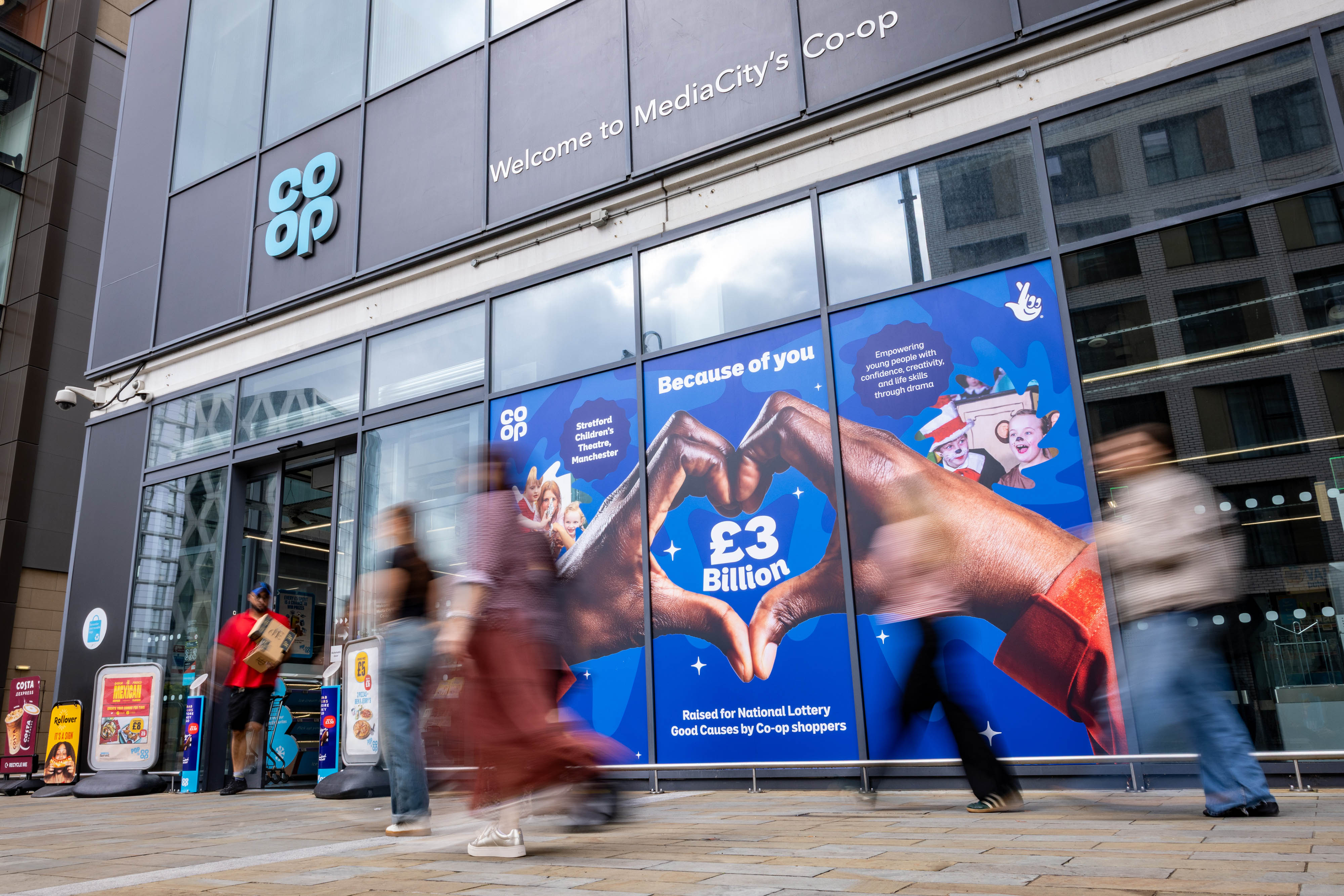 Co-op and Allwyn celebrate £3bn raised for National Lottery Good Causes in Co-op stores
