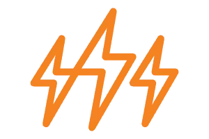 An icon representing power options