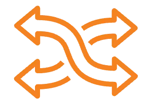 OnLogic Icon of two arrow representing flexibility