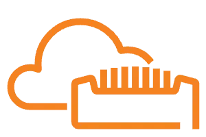 An icon representing a cloud and infrastucture integration