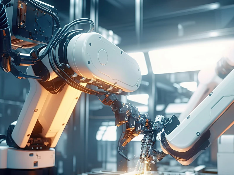 Autonomous Machine Control Automated robotic arms in a factory environment