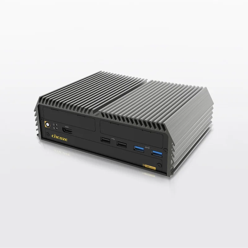 Cincoze Modular Embedded Computer front angled left