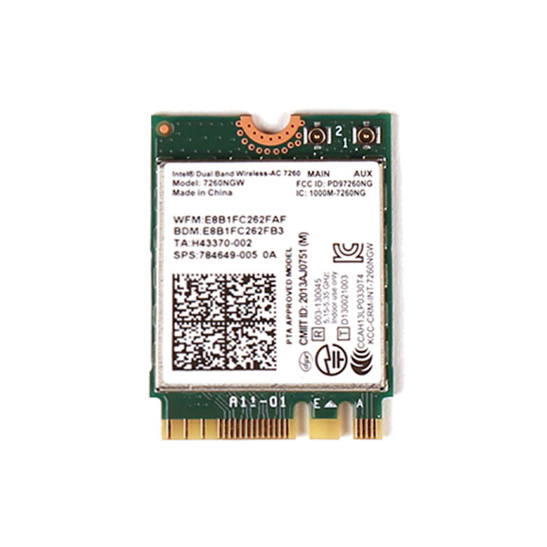 Intel 7260 Wi-Fi/Bluetooth M.2 Mini Card | OnLogic