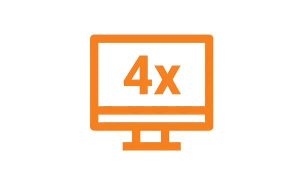 Four Display Support