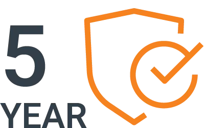 5 Year Warranty Icon