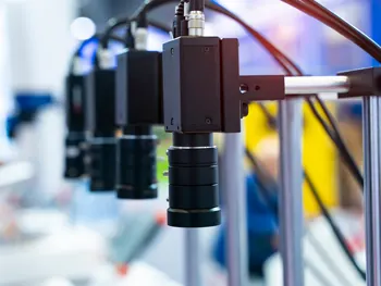 Robotic machine vision sensor camera system in smart factory