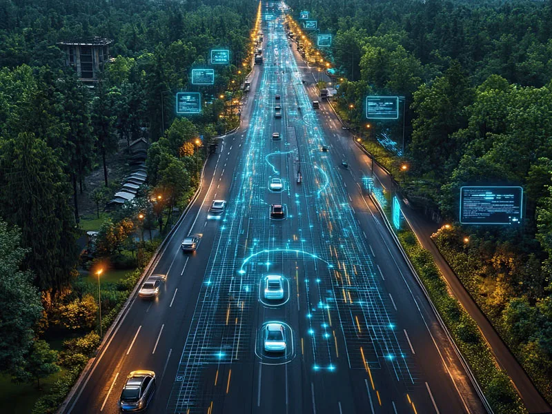 Connected vehicles for an intelligent transportation system