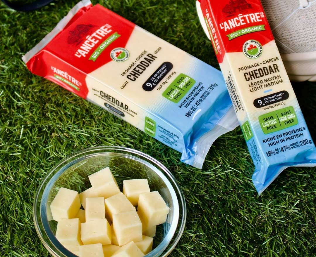 Un sac de fromages en grain