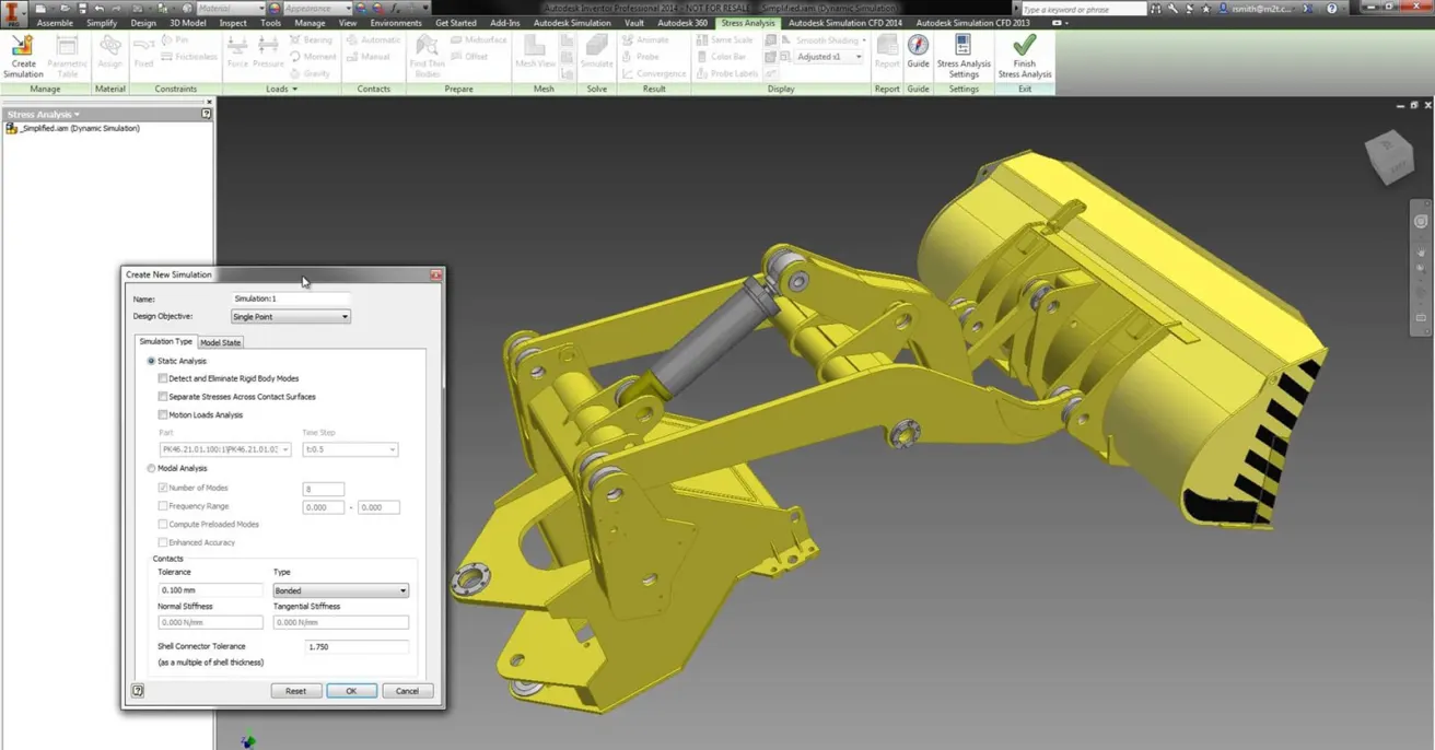 Inventor Simulation