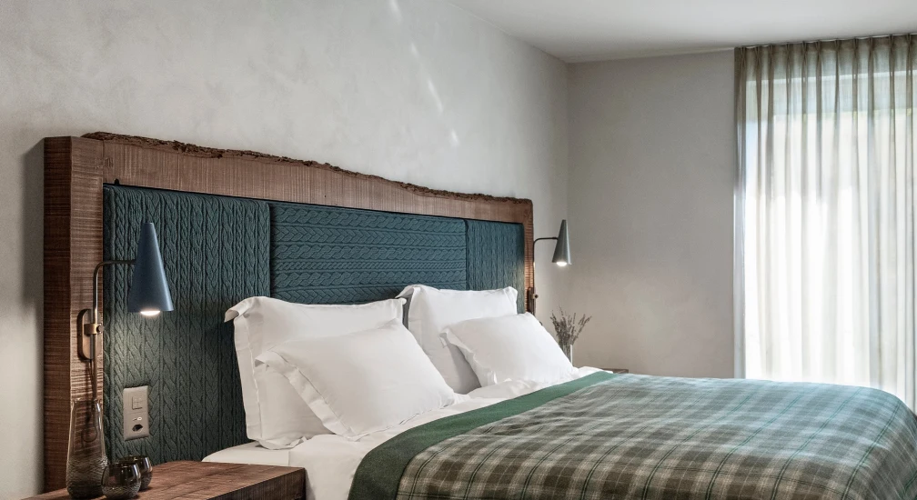 Tschuggen Grand Hotel | Two Bedroom Mountain Loft | Bedroom