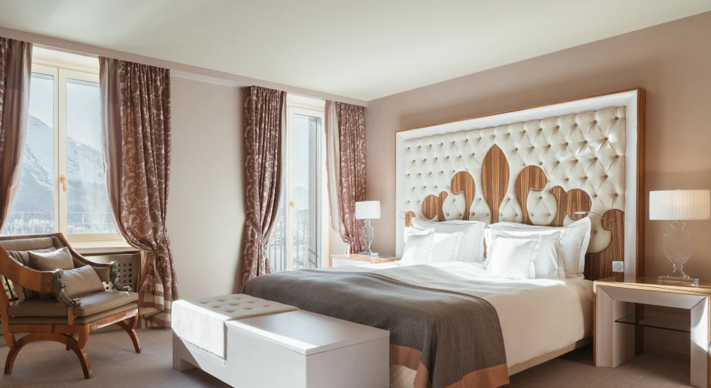 Grand Suite - Schlafzimmer - Carlton Hotel St. Moritz