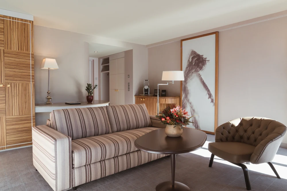 Grand Suite - Wohnbereich - Carlton Hotel St. Moritz