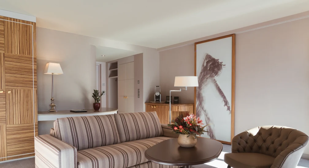 Grand Suite - Living Area - Carlton Hotel St. Moritz