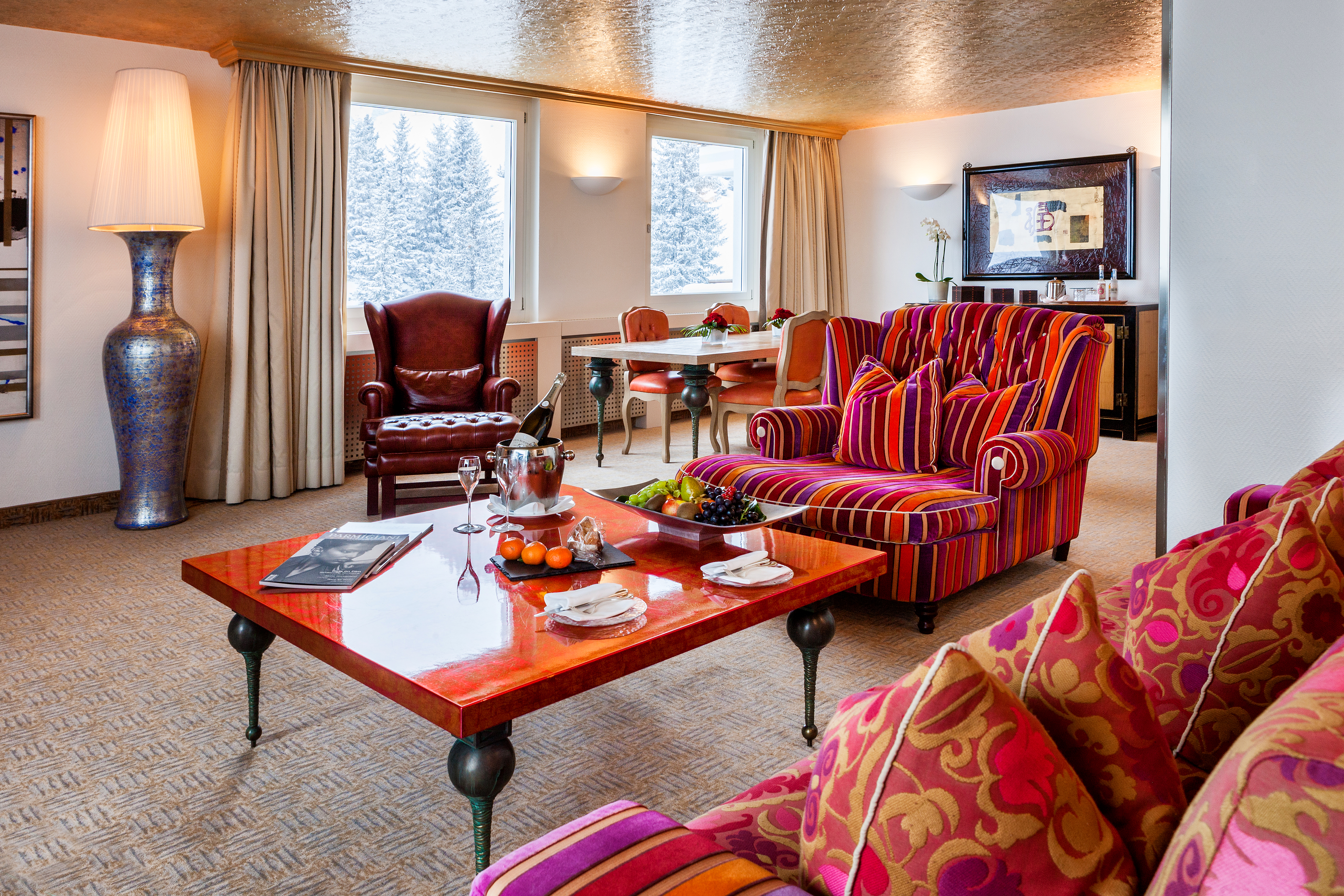 Tschuggen Suite - Living Room