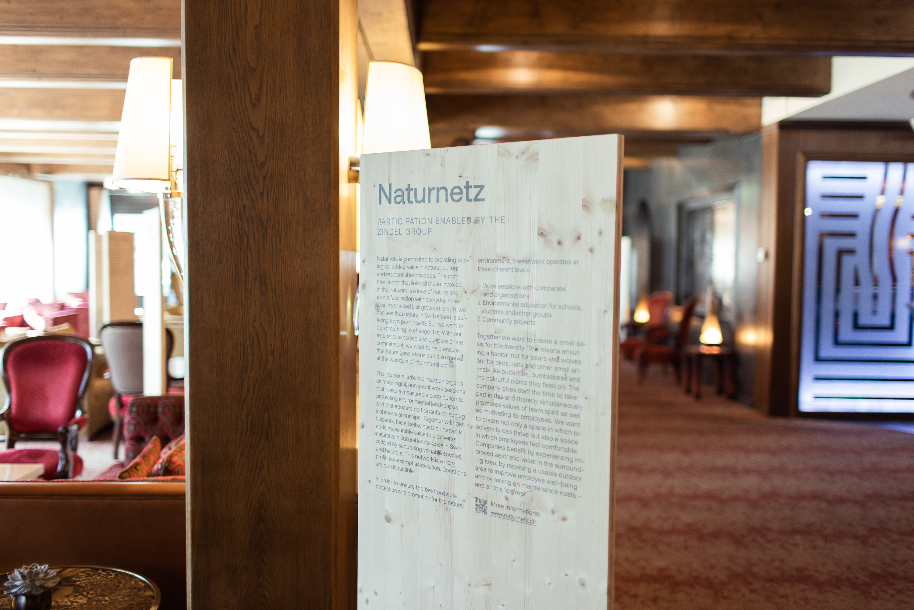 Naturnetz Anschlagtafel Race for Nature