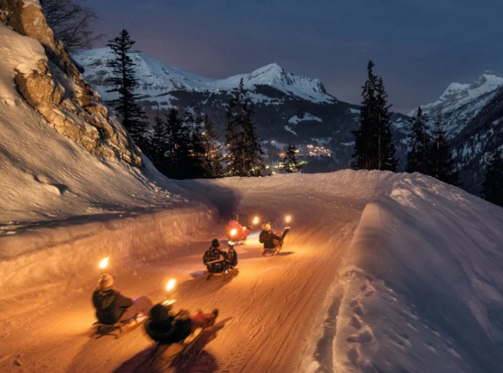 Tobogganing