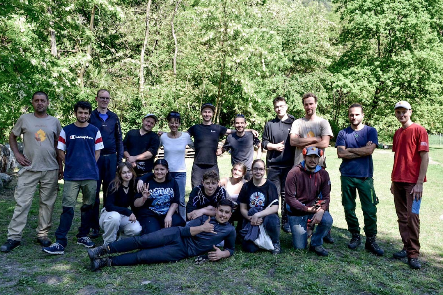 Bilder Einsatz Vallemaggia Naturnetz x Hotel Eden Roc - Mitarbeitenden
