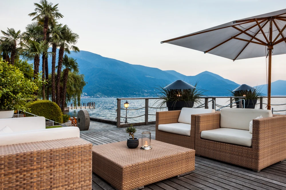 Hotel Eden Roc | Ausblick Lago Maggiore