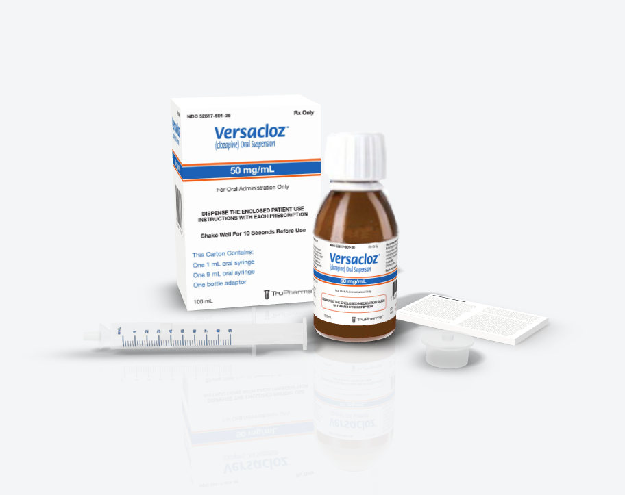 Versacloz bottle and syringe