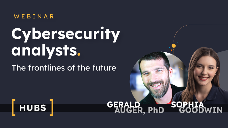Cybersecurity analysts - the frontline of the future