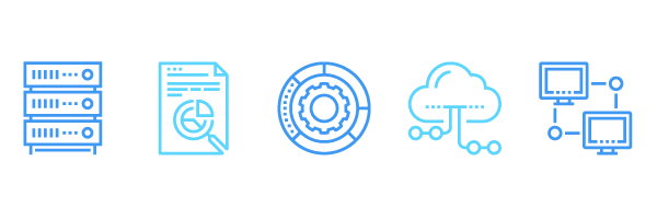 A sequence of IT job-related icons illustrate the different types of positions available to professionals wanting a career change